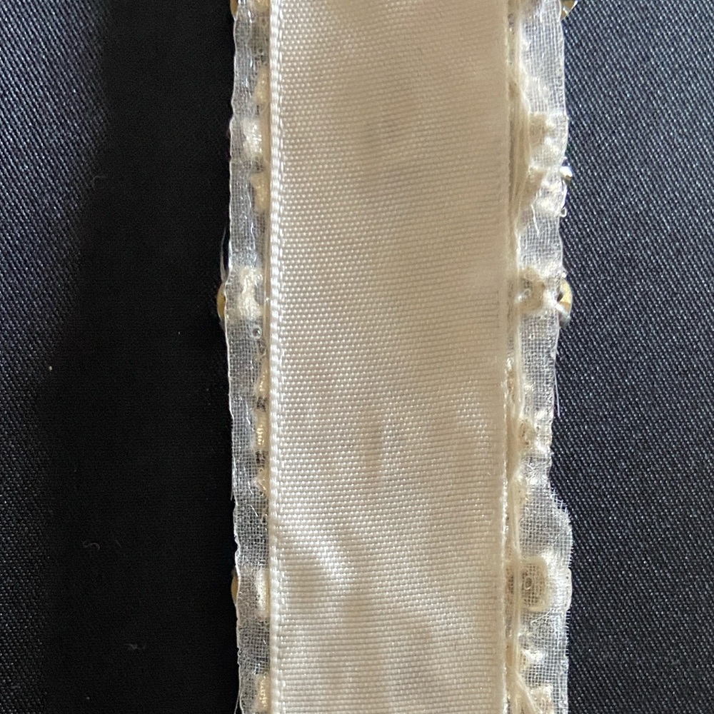 NWOT off white Beaded dress Belt - Picture 7 of 9